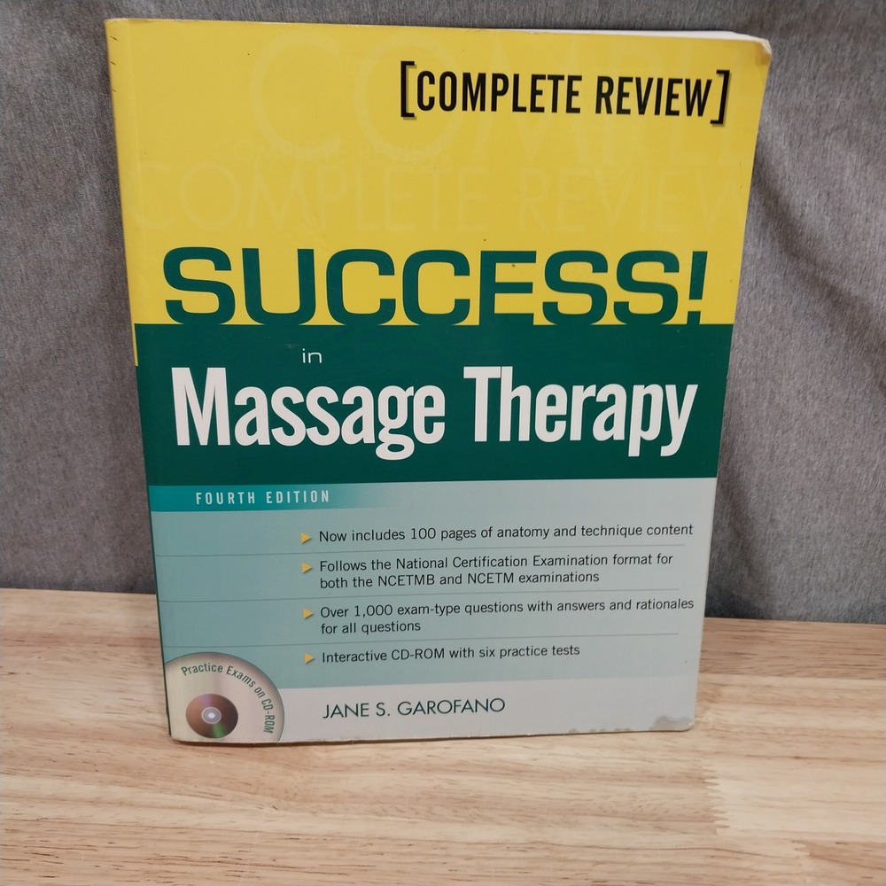 Success in Massage Therapy Review 4th Edition With CD Paperback Prentice Hall